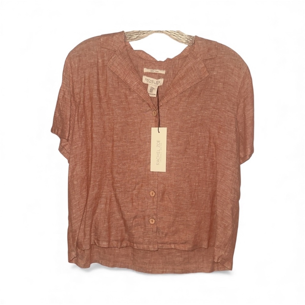 Rachel Zoe Rust Blouse